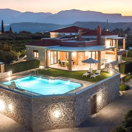 Cretan Vineyard Hill Villa 2 Ano Kalesia Exterior foto