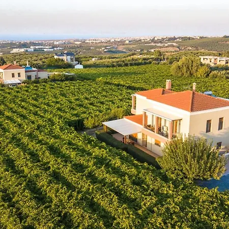 Cretan Vineyard Hill Villa 2 Ano Kalesia Exterior foto