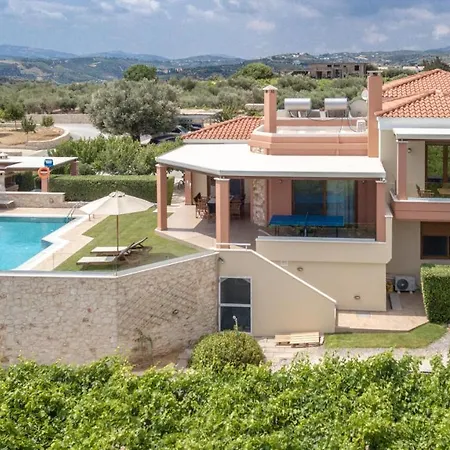 Cretan Vineyard Hill Villa 2 Ano Kalesia Exterior foto