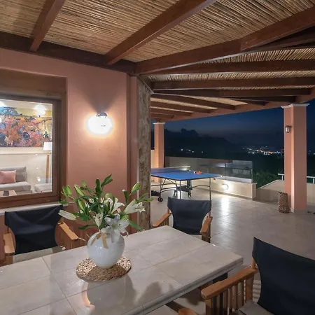 Cretan Vineyard Hill Villa 2 Ano Kalesia Exterior foto
